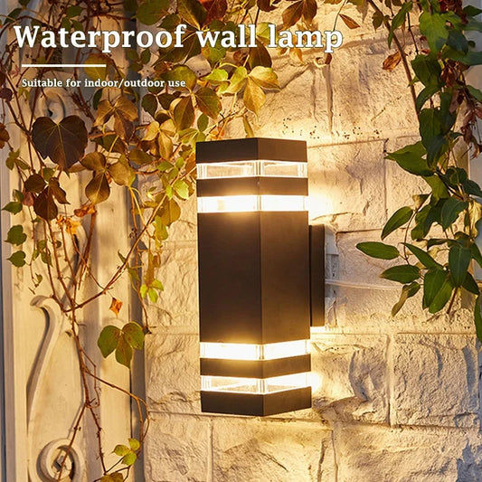 LED Wall Lamp Indoor Outdoor Waterproof Wall Light E27 Up Down Porch Lights for Home Decor Corridor Garden Lighting Fixture