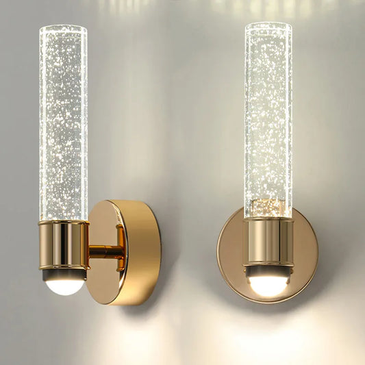 Modern Bubble Crystal Wall Lamps LED Wall Sconces Living Room Bedroom Bathroom Corridor Aisle Indoor Decor Home Hanging Lights
