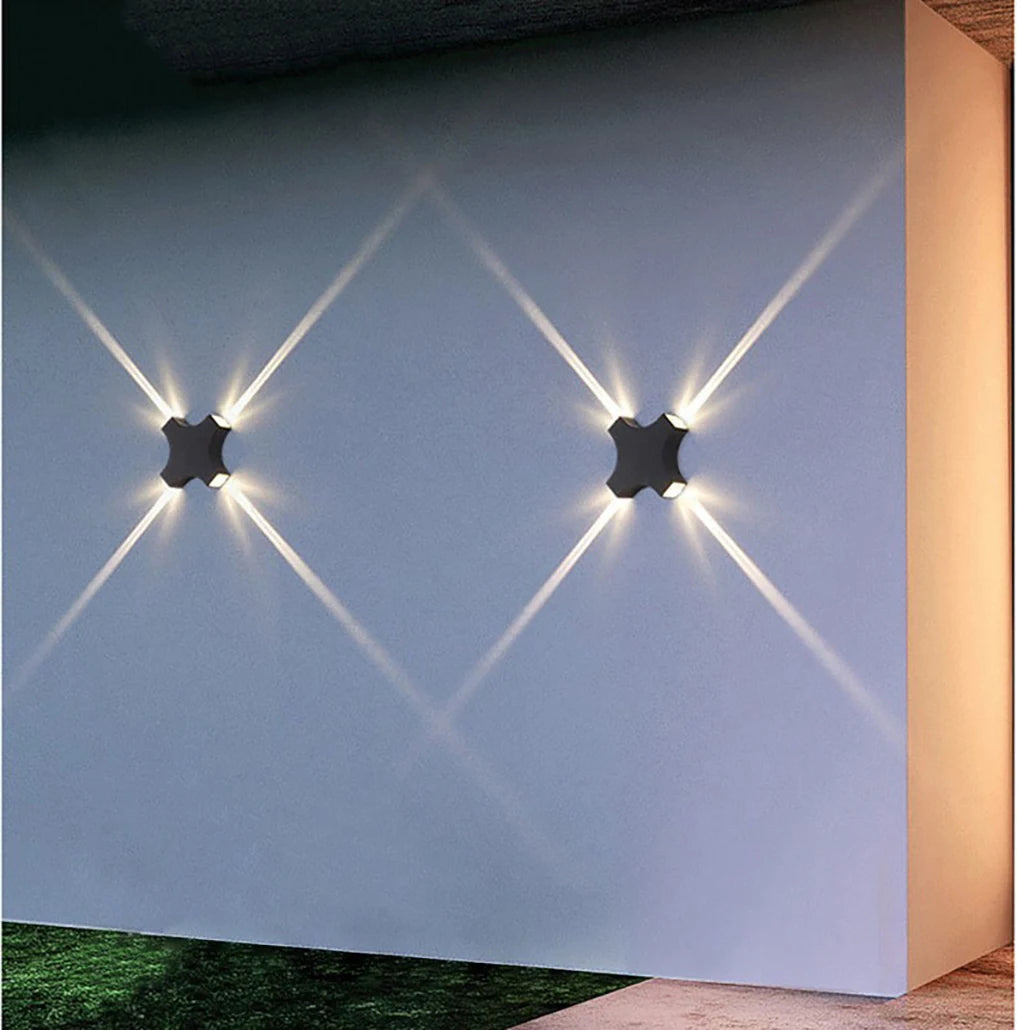 LED Wall Lamp Modern Minimalist Style Indoor/Outdoor IP65 Waterproof AC85-265V 12W Lamp with 3 Years Warranties