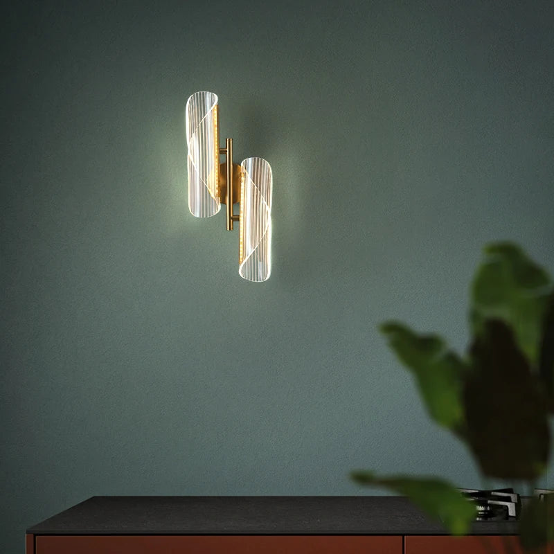 LODOOO Modern Led Wall Lights For Living Room Bedroom Bedside Wall Lamp Foyer entrance corridor Gold sconce lamp