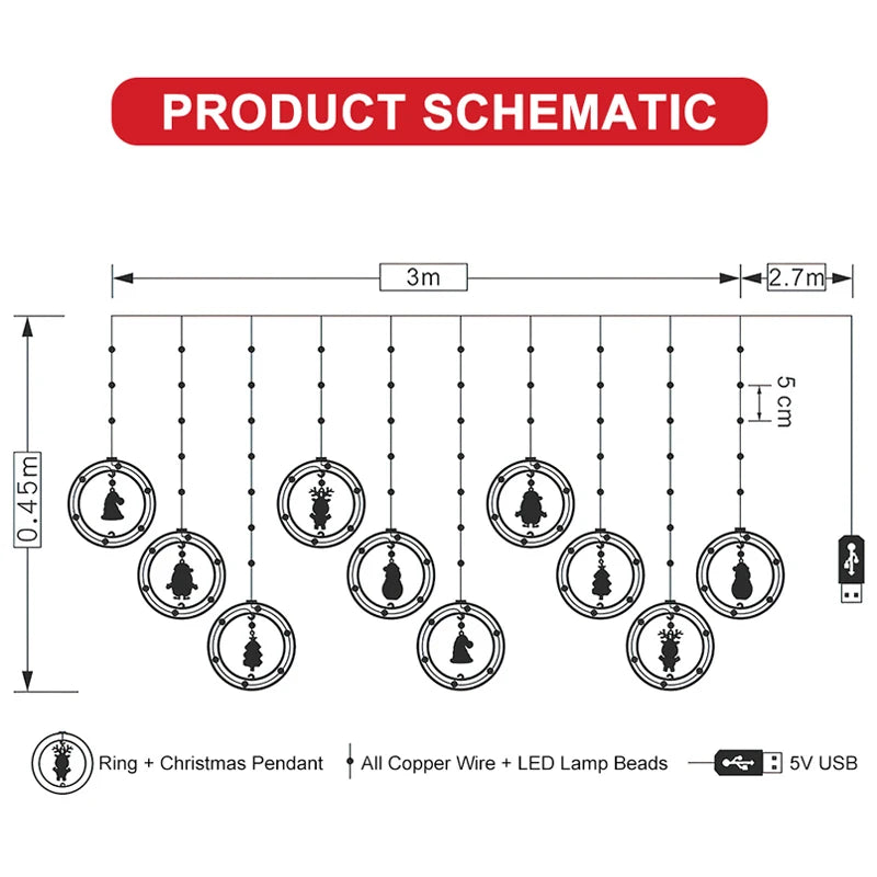 Tuch Holiday Led 122